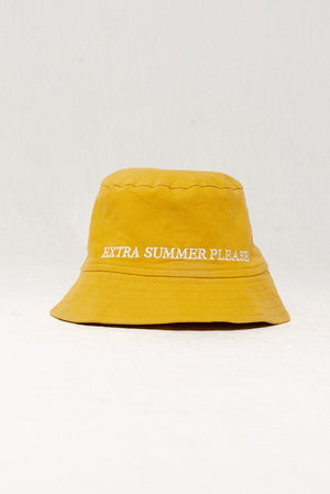 Extra Summer Please Bucket Hat Merchandise Cilantro 