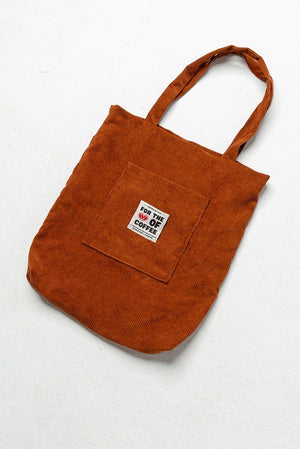 For the Love of Coffee Tote Bag Merchandise Cilantro 